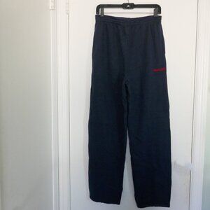 NWT women's vintage Y2K Reebok navy blue fleece sweatpants joggers size XL